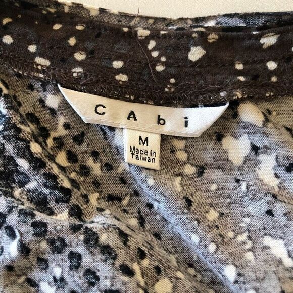 CAbi #658 Dappled Dots Normcore, Career Faux Wrap Dress Size M - Picture 9 of 16